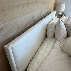 Bed frame with Padded Headboard