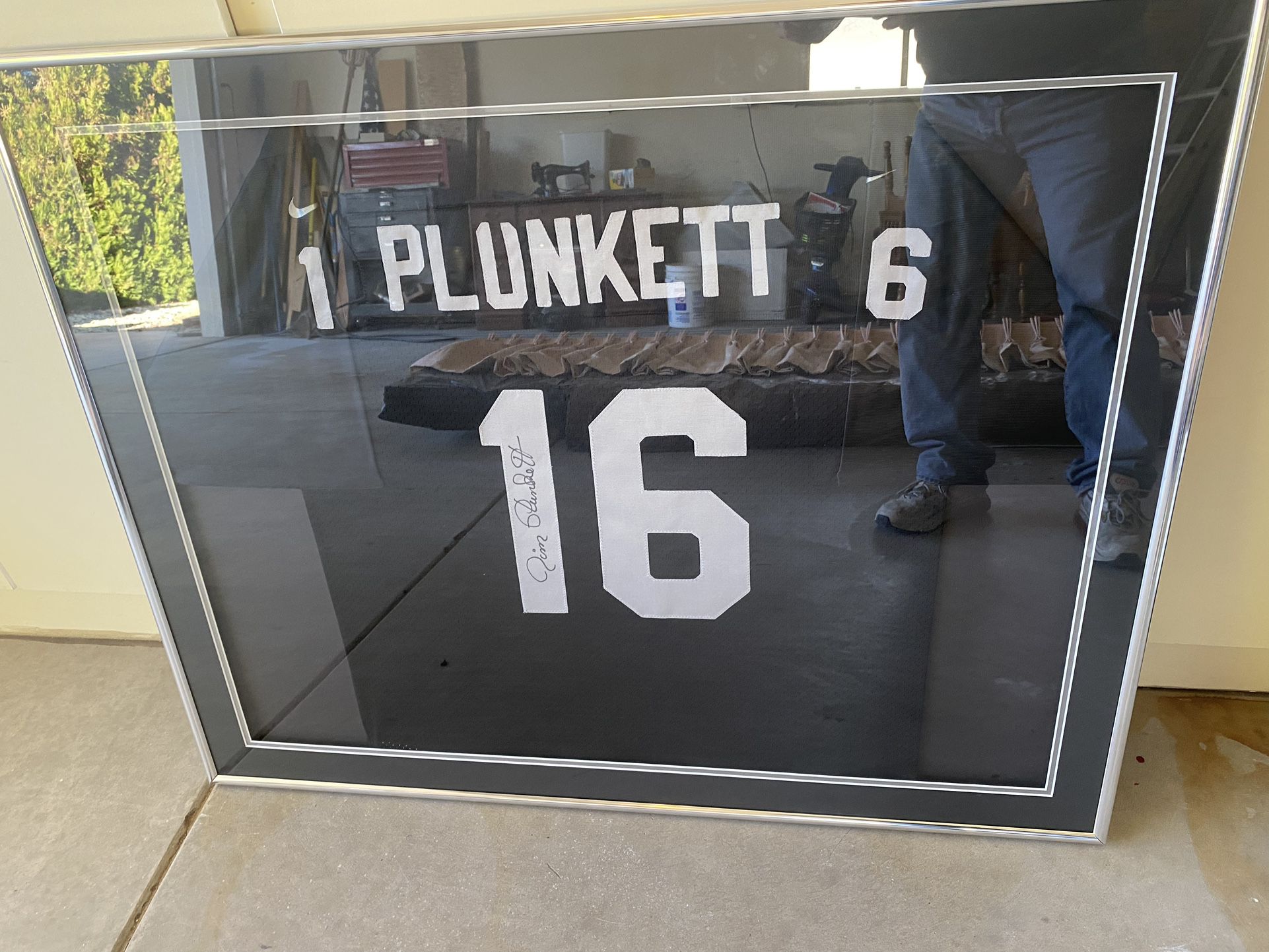 Jim Plunkett Signed Raiders Jersey. Price is OBO