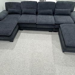 U Shape Sectional Sofa Cloud Couch