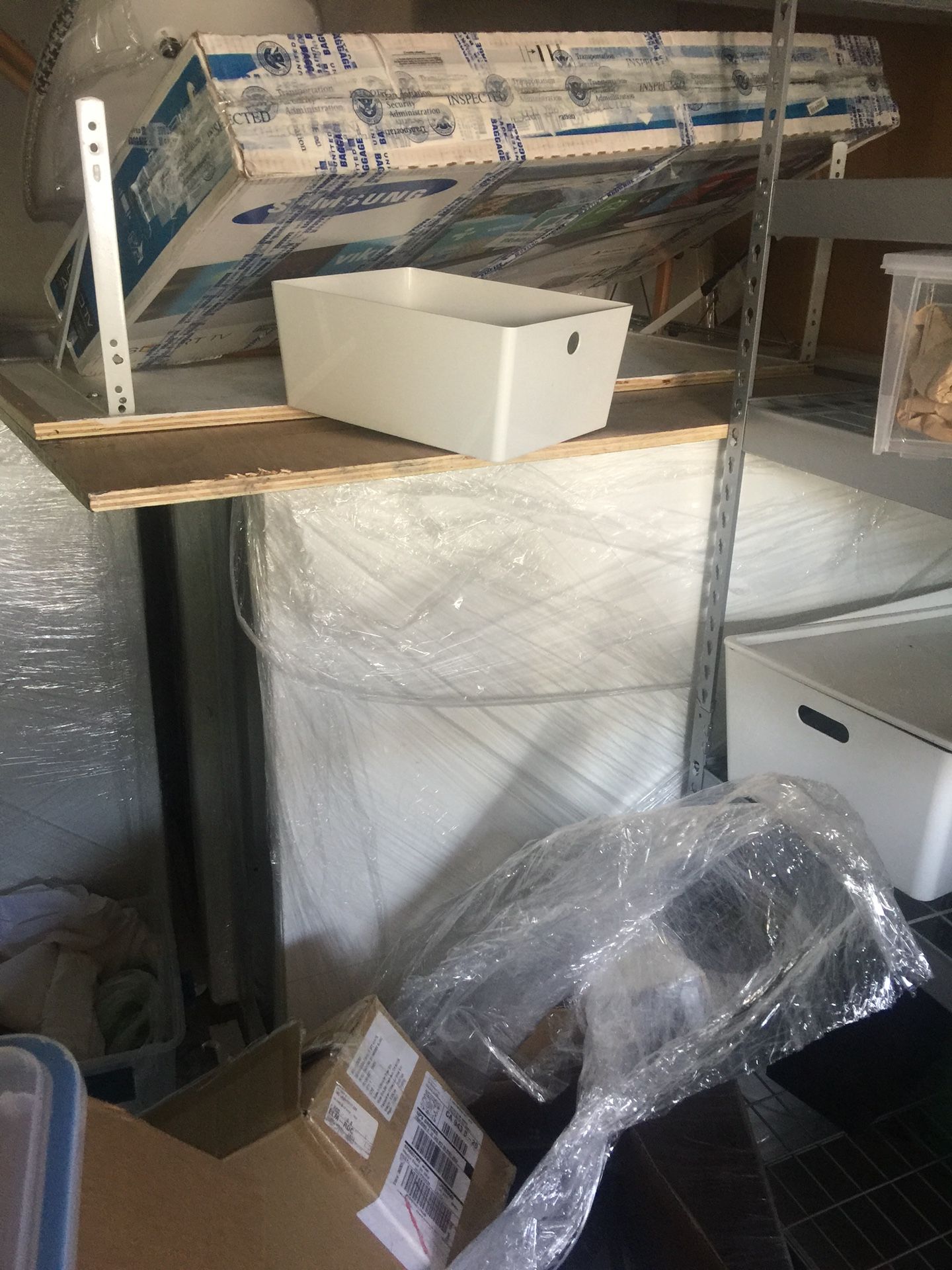Free large white tables office and free wood