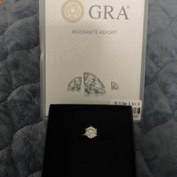 3ct Moissanite Ring 