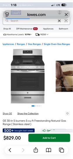 GE Stove