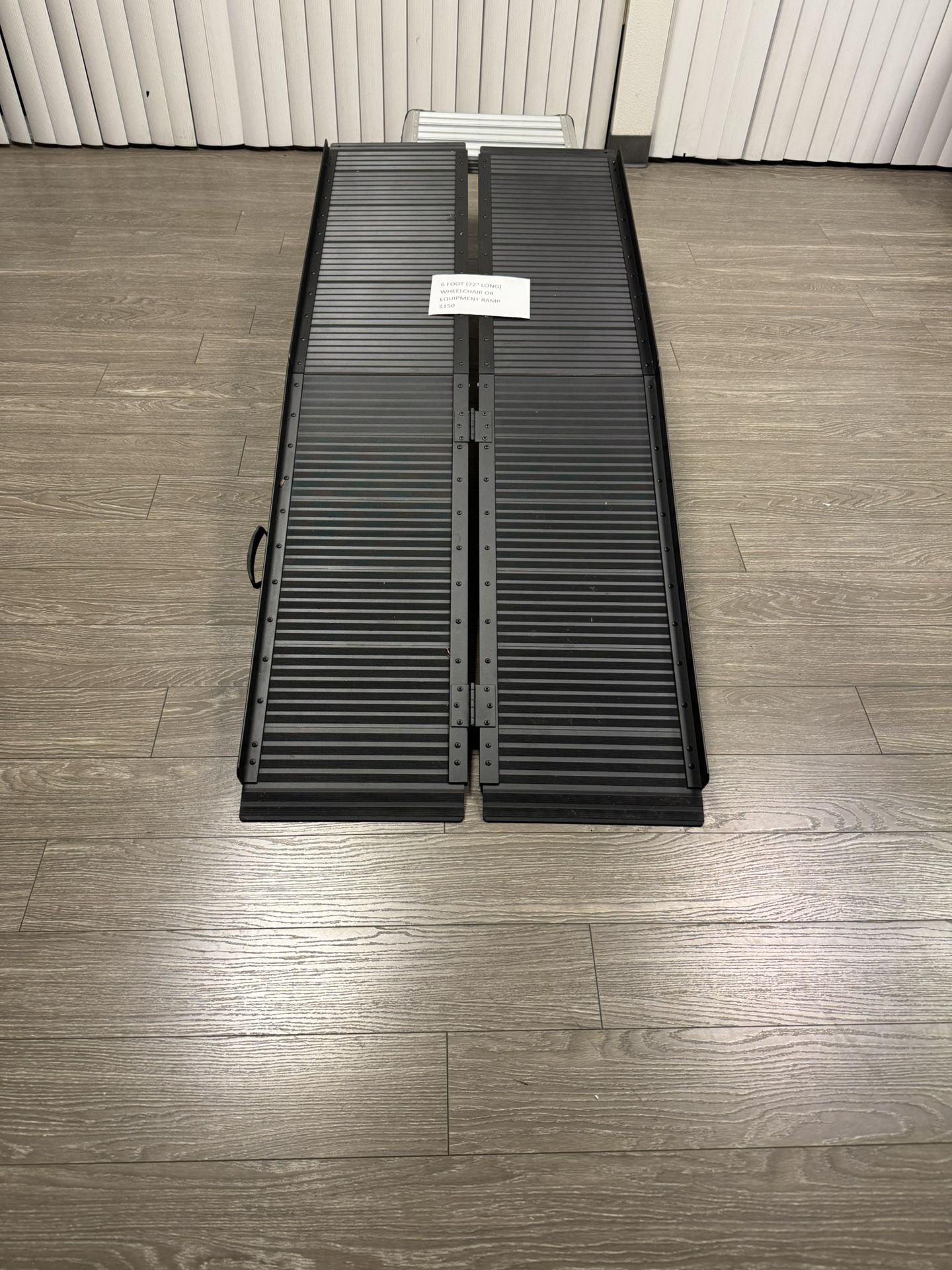New / 6 Foot (72”) Black Edition / Wheelchair Or Equipment Ramp / 800 Pound Capacity