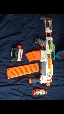 Motorized modulus nerf gun