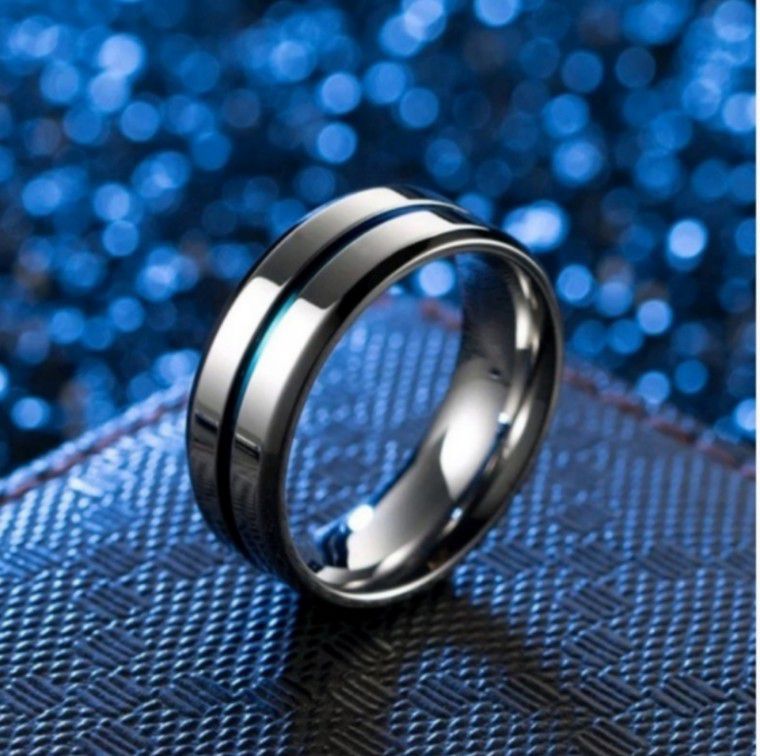 Nwt Mens Stainless Steel Ring Sz 13