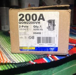 Square D QOM2200VH 200 A 2‑pole main breaker