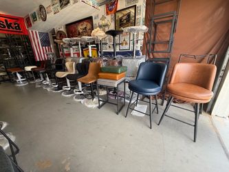 Barstool central! Tons of Bar stools available. Fully assembled. Counter height or Bar height. $35-100