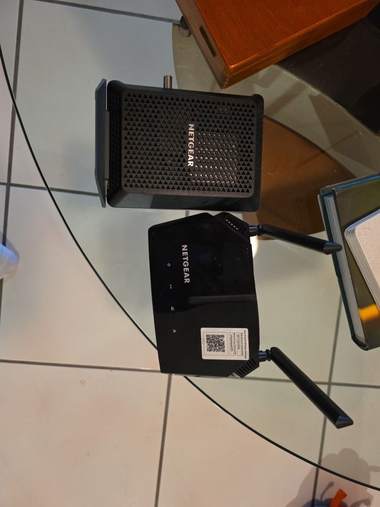 Netgear Modem And WiFi router