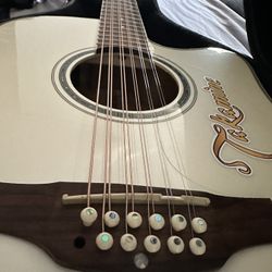 Takamine GD 38 White 12 String 