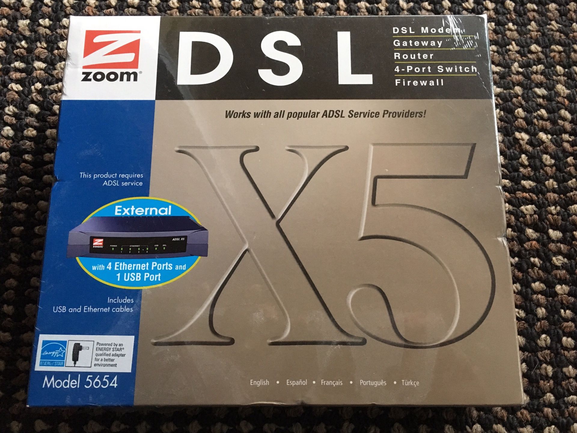 Zoom DSL/ADSL X5 Model 5654 NEW