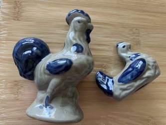 Rooster figurines