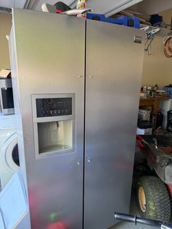 Stainless steel Frigidaire refrigerator