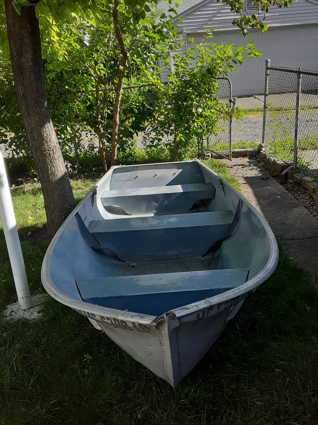 12ft aluminum row boat