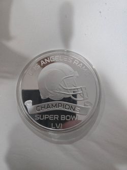1 Troy Pound .999 Fine Silver Super Bowl LVI coin