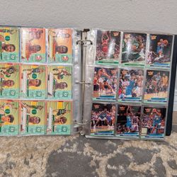 1992-93 Fleer Ultra Basketball 🏀 Trading Cards and Football 🏈 cards with Album