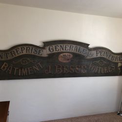 Antique sign