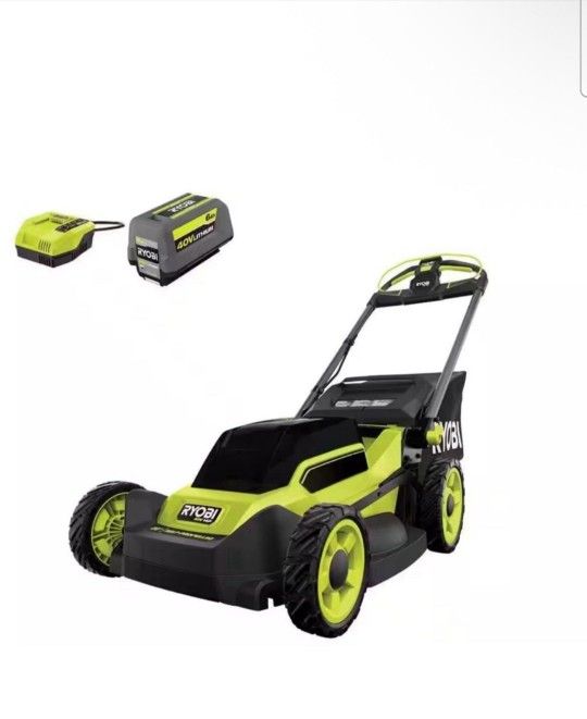 RYOBI 40V HP Brushless 20 in. Cordless Electric Battery Walk Behind Self-Propelled Lawn Mower with 6.0 Ah Battery and Charger