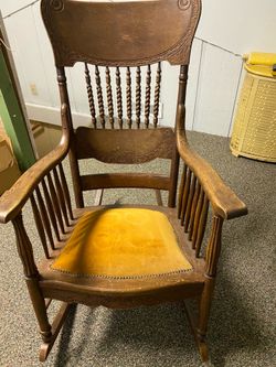 Antique rocking chair.