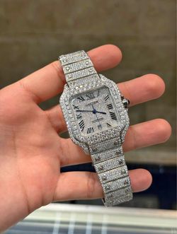 Moissanite Cartier Watch VVS1