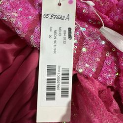 Jovani Neon Pink Prom Dress