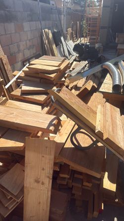 Free wood from job site