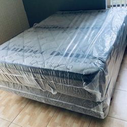 NEW MATTRESS FULL SIZE PILLOW TOP WITH BOX SPRING