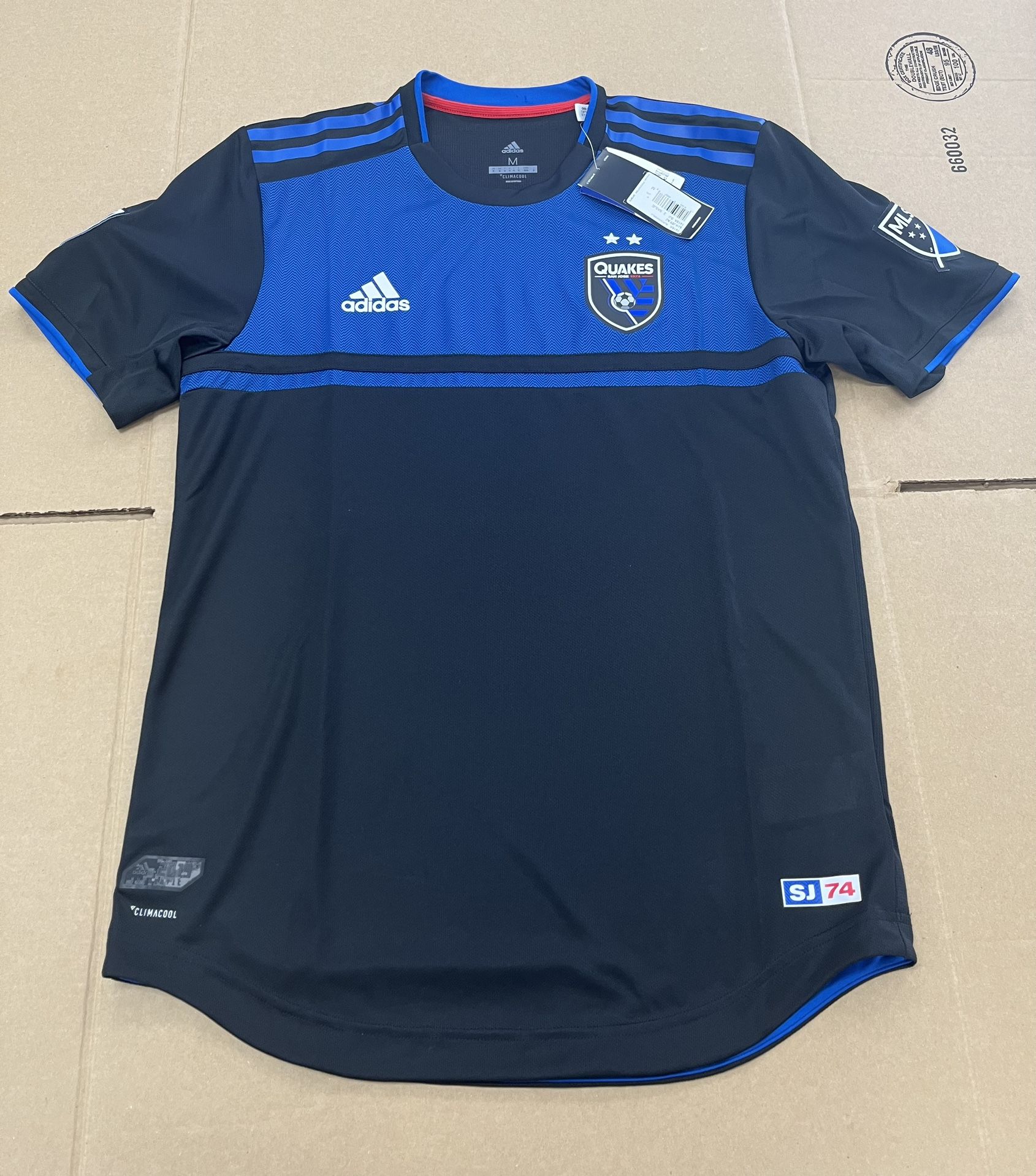 Adidas San Jose Earthquakes 2019 Authentic Home Jersey