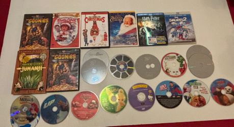 20 Dvd Blu-Ray Cartoon Kids Movies