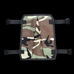 Removable Pleated Beaver Tail Attachment USA-Made 500D Cordura Woodland M81 Camo 