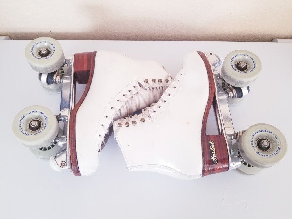 $30 Harlick Women Professional Roller Skates size 6 1/2 AA Fits Like size 5