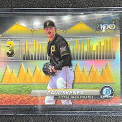 Real Nice Paul Skenes Rookie Card 3/100 In MINT CONDITION 