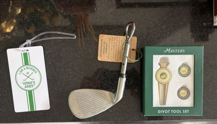 Golf Collectibles Lot – Masters, Bay Hill & Arnold Palmer Decor – 9 Pieces