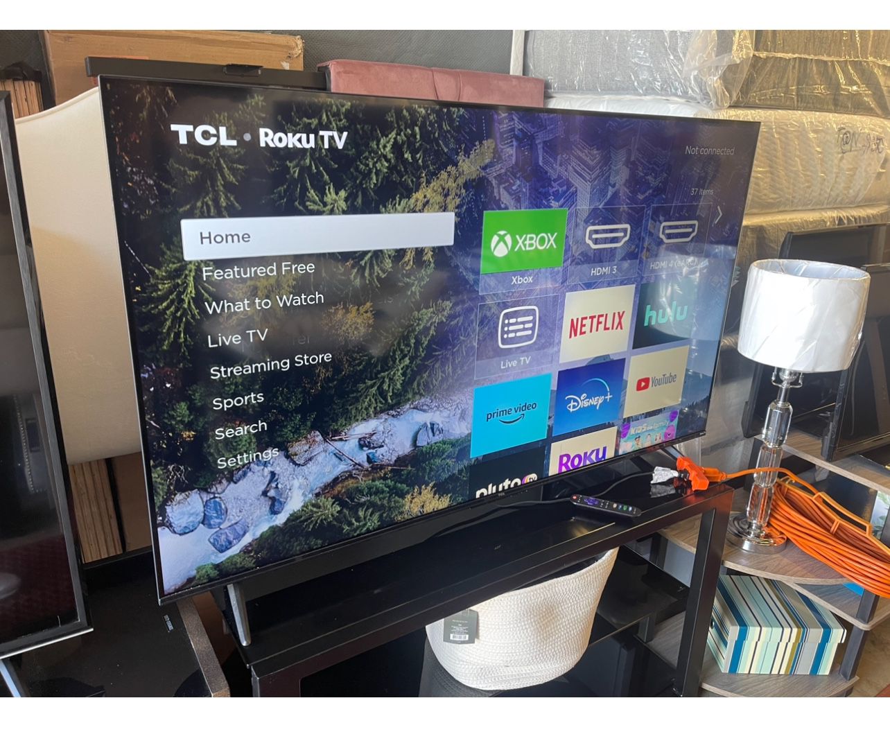 55” TCL Roku Tv $200 Or $250 With Stand 