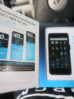 AT&T Unlimited Data PrePaid touch screen phone