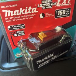 Makita Battery 5AH $120 OBO