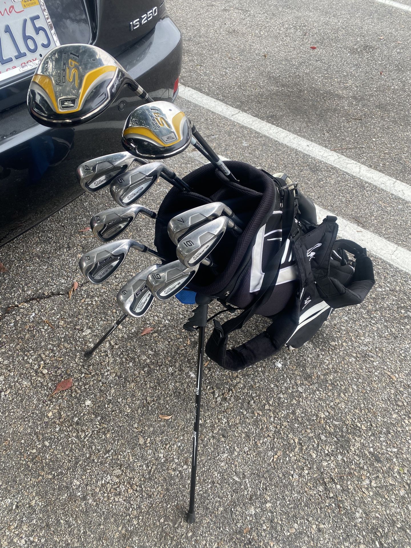 Cobra Sz Iron Set 4-G, Cobra Bag, Cobra Driver And 5 Wood