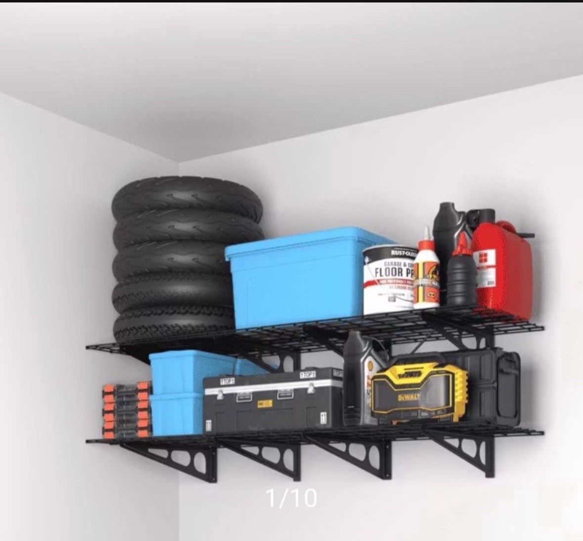 Metal Garage Wall Shelving Classic 2-Pack 2' × 6'