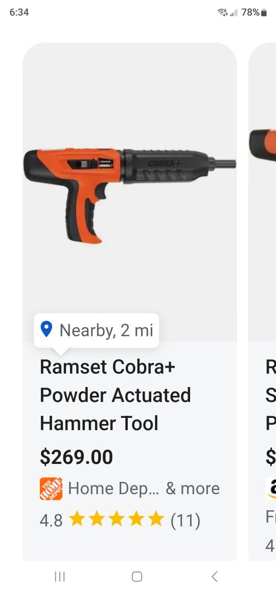 RAM SET Cobra,plus0.27 Caliber Semi Automatic Powder