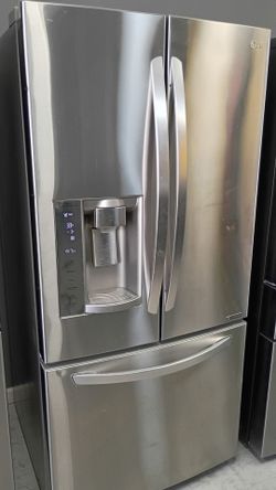 33"W stainless cooling and freezing with warranty