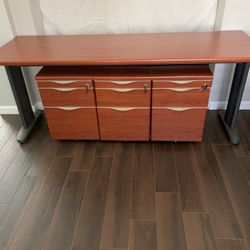 Table And Storage Cabinets