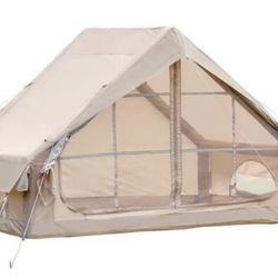 New in Box Glamping Tents For 4-6 Person, Inflatable Tent with Pump Easy Setup 4-Season Waterproof w