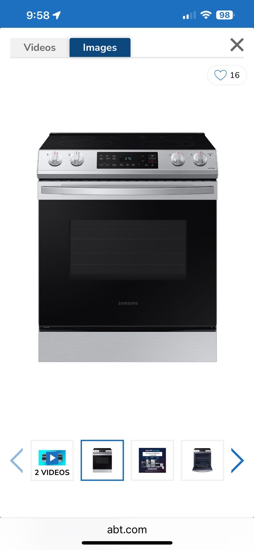 Samsung Oven Range And Microwave Combo
