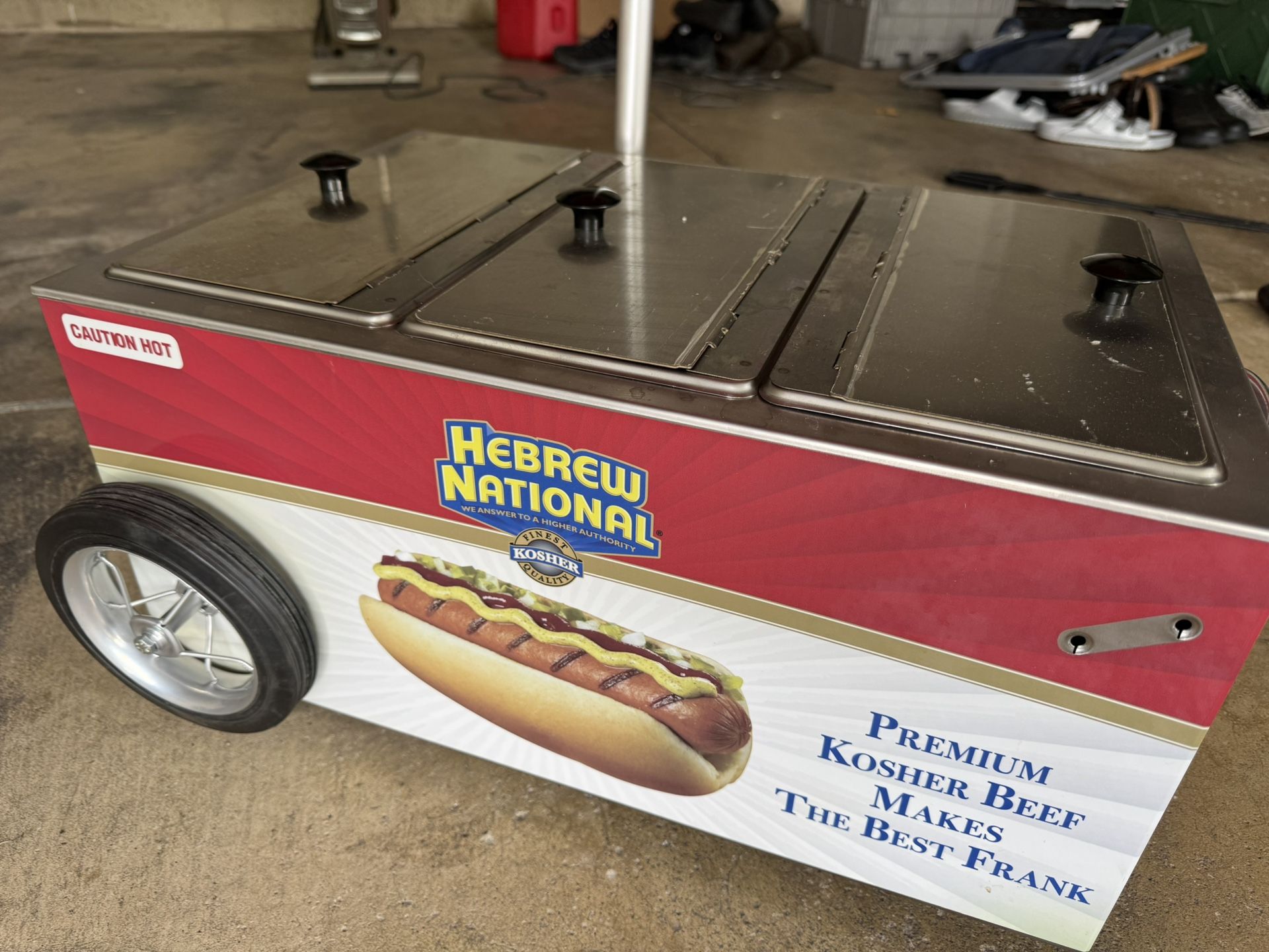 Hebrew National Hotdog Cart