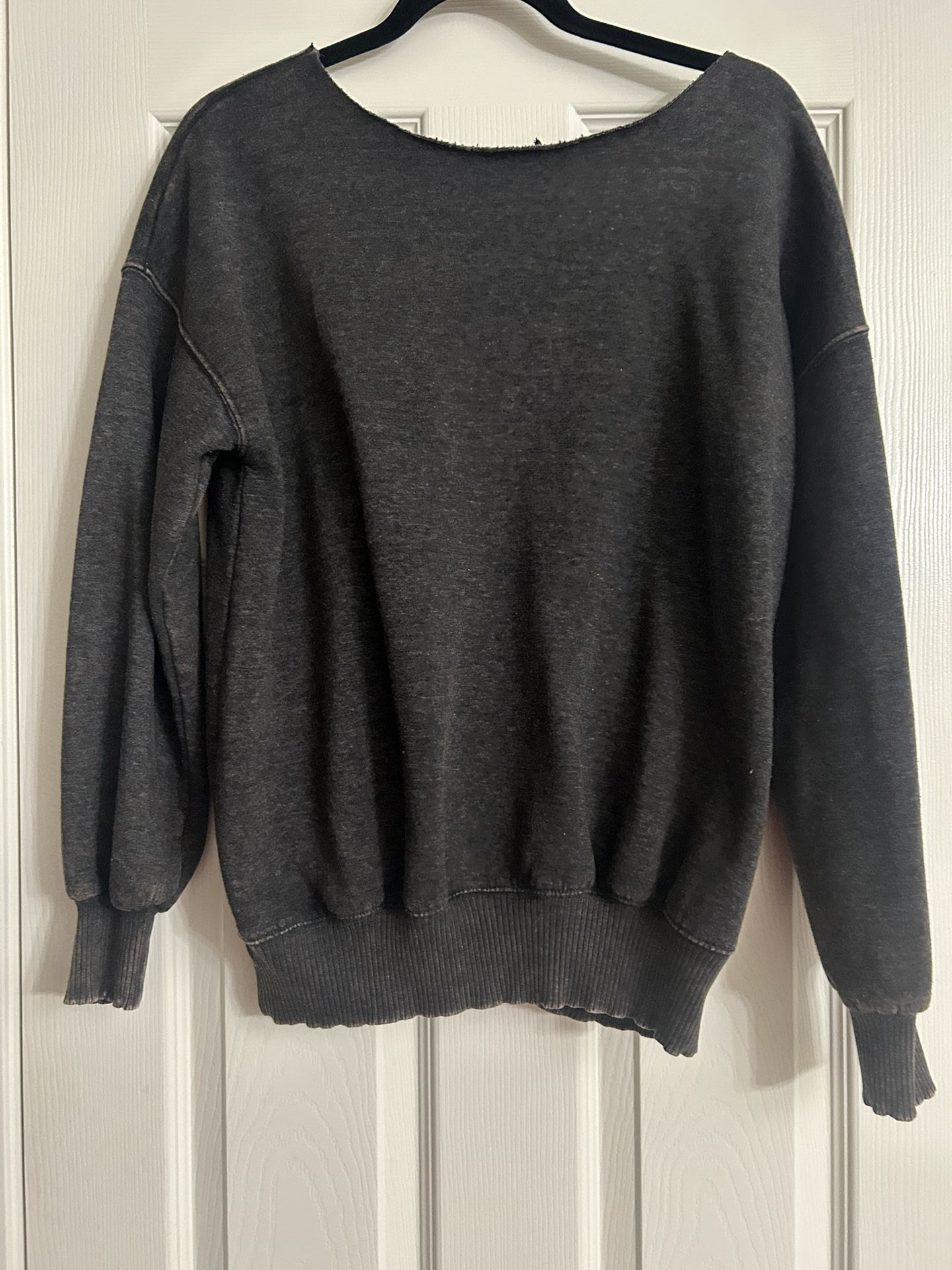 Zenana Distressed Sweatshirt