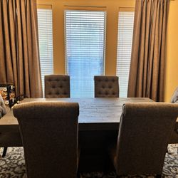 Never Used Ashley furniture Dining Set And China Cabinet