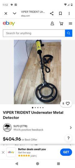 Viper Underwater Metal Detector Never Used