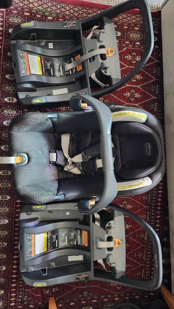 Baby Car Seat And 2 Bases