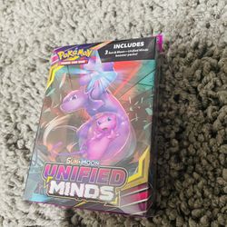 ⚡️Pokemon Sun And Moon Unified Minds Hanger Box Booster Packs SEALED - 3 packs⚡️