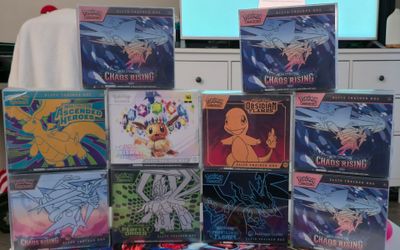 Pokemon Elite Trainer Boxes (ETBs) Factory Sealed lot