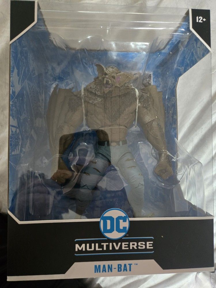DC Multiverse Mcfarlane Man-Bat Figure Brand New!